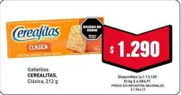 Cooperativa Obrera Cerealitas - galletitas clasica oferta