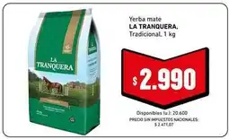 Cooperativa Obrera La tranquera - yerba mate tradicional oferta