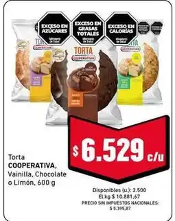 Cooperativa Obrera Torta oferta