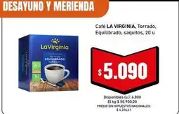 Cooperativa Obrera La virginia - café torrado, equilibrado, saquitos oferta