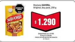Cooperativa Obrera Savora - mostaza original oferta