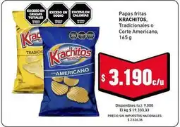 Cooperativa Obrera Krachitos - papas fritas , tradicionales o corte americano oferta