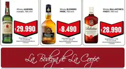 Cooperativa Obrera Jameson - whisky oferta