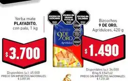 Cooperativa Obrera 9 de oro - bizcochos agridulces oferta