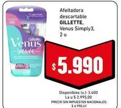Cooperativa Obrera Gillette - afeitadora descartable oferta