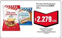 Cooperativa Obrera Pan para hamburguesas o para panchos ecop oferta