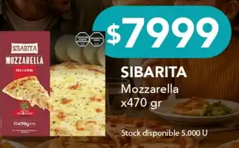 Nini Mayorista Sibarita mozzarella oferta