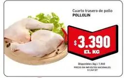 Cooperativa Obrera Cuarto trasero de pollo oferta