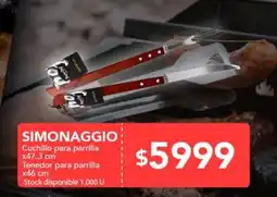 Nini Mayorista Simonaggio cuchillo para parrilla tenedor para parrilla oferta