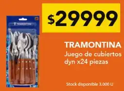 Nini Mayorista Tramontina juego de cubiertos dyn oferta