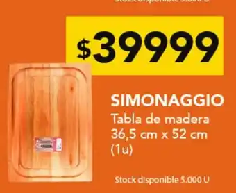Nini Mayorista Simonaggio tabla de madera oferta