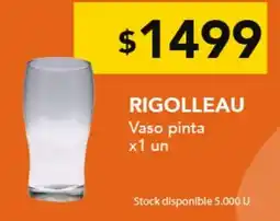 Nini Mayorista Rigolleau vaso pinta oferta