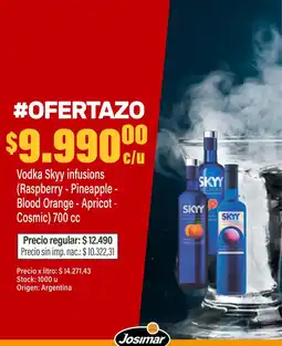 Josimar Skyy vodka infusions oferta