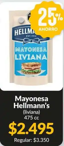 Supermercados Aiello Hellmann's mayonesa liviana oferta