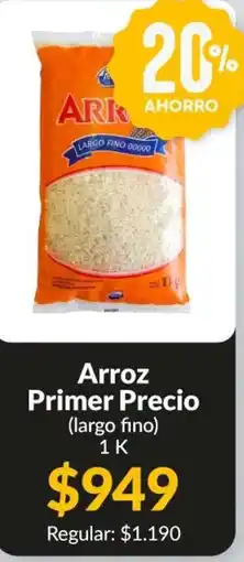 Supermercados Aiello Ark arroz largo fino 00000 oferta