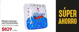 Supermercados Aiello Las tres estrellas queso cremoso oferta