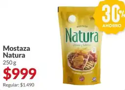 Supermercados Aiello Natura mostaza oferta