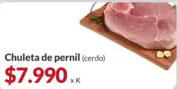 Supermercados Aiello Chuleta de pernil (cerdo) oferta