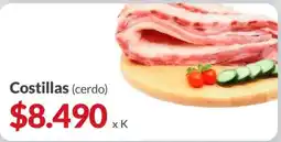 Supermercados Aiello Costillas (cerdo) oferta
