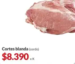 Supermercados Aiello Cortes blanda (cerdo) oferta