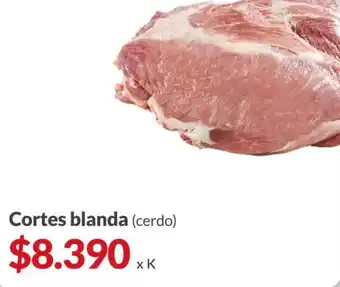 Supermercados Aiello Cortes blanda (cerdo) oferta