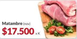 Supermercados Aiello Matambre (nov) oferta