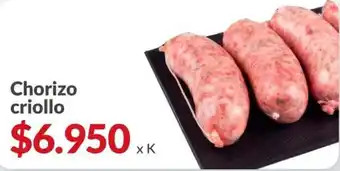 Supermercados Aiello Chorizo criollo oferta
