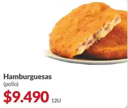 Supermercados Aiello Hamburguesas (pollo) oferta