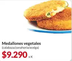 Supermercados Aiello Medallones vegetales oferta