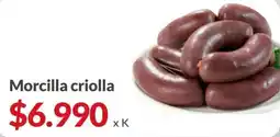 Supermercados Aiello Morcilla criolla oferta