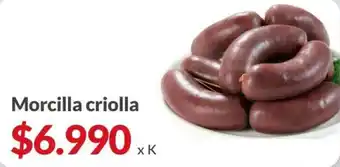 Supermercados Aiello Morcilla criolla oferta