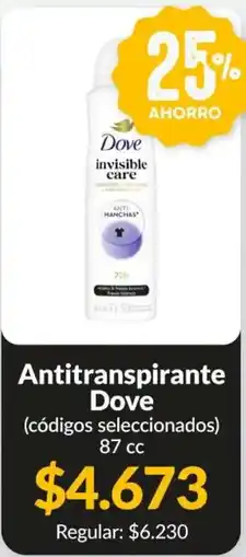 Supermercados Aiello Dove antitranspirante oferta