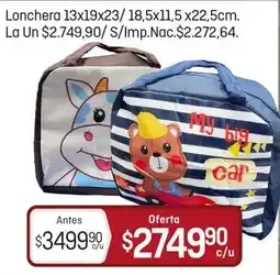 El Nene Lonchera oferta