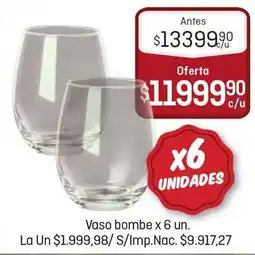 El Nene Vaso bombe oferta
