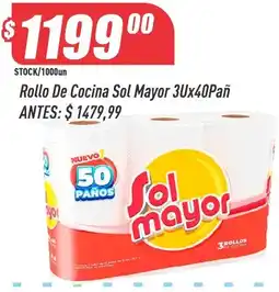Supermercados Comodin Sol mayor rollo de cocina oferta