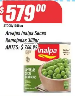 Supermercados Comodin Inalpa arvejas secas remojadas oferta