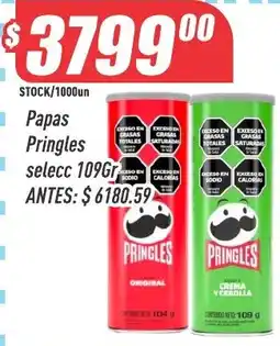 Supermercados Comodin Pringles papas selecc oferta