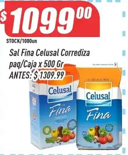 Supermercados Comodin Celusal sal fina corrediza oferta