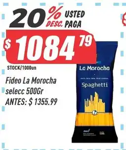 Supermercados Comodin La morocha fideo selecc oferta