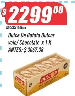 Supermercados Comodin Dulcor dulce de batata dulcor vain/chocolate oferta