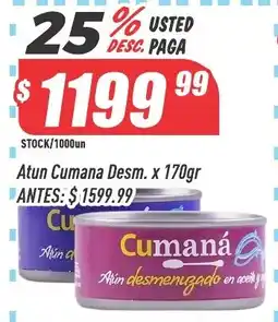 Supermercados Comodin Cumaná atún desmenuzado oferta