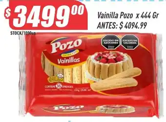Supermercados Comodin Pozo vainillas oferta