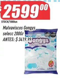 Supermercados Comodin Gongys malvaviscos selecc oferta