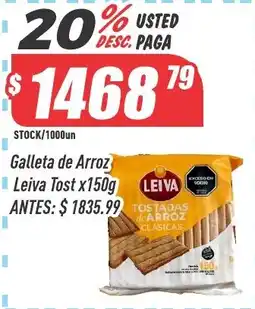 Supermercados Comodin Leiva galleta de arroz oferta