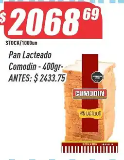 Supermercados Comodin Comodin pan lacteado oferta