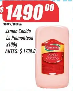 Supermercados Comodin La piamontesa jamon cocido oferta