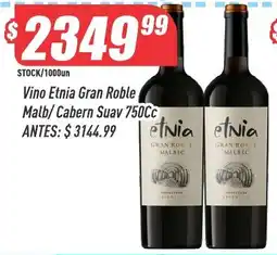 Supermercados Comodin Etnia vino gran roble oferta