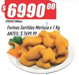Supermercados Comodin Formas Surtidas Merluza oferta