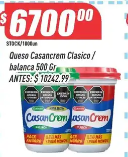 Supermercados Comodin Casancrem queso clasico oferta