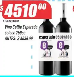 Supermercados Comodin Callia vino esperado selecc oferta